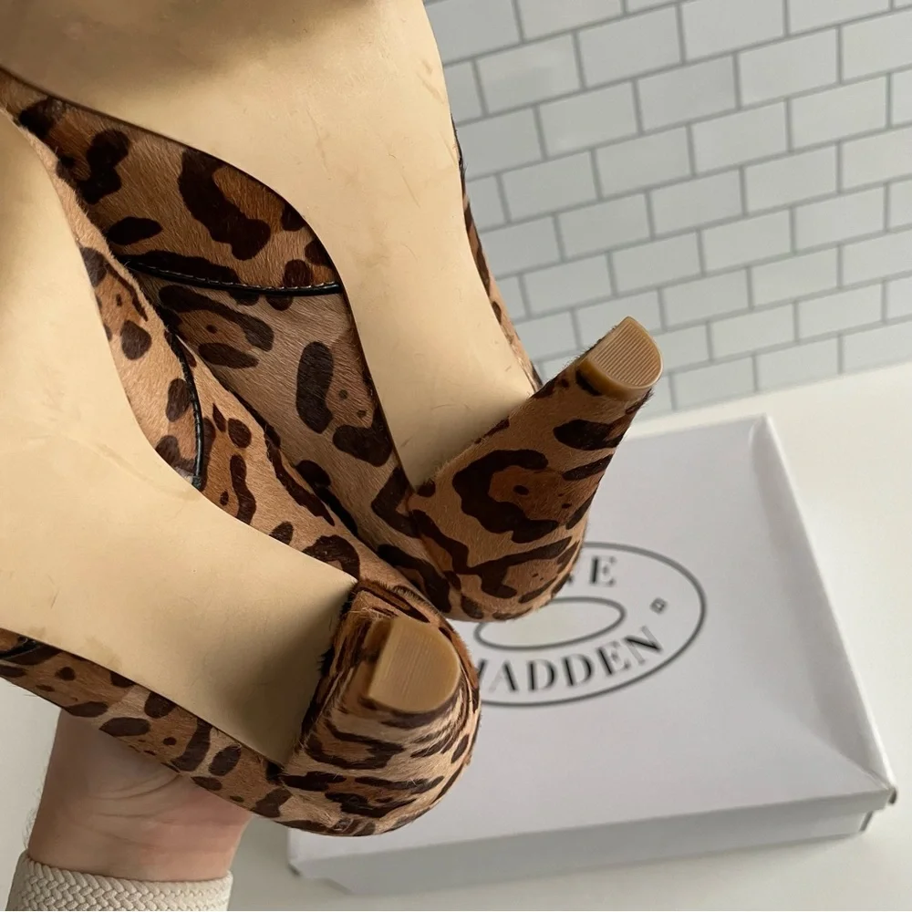 Steve Madden Poized Leopard Heels - Picture 11 of 15